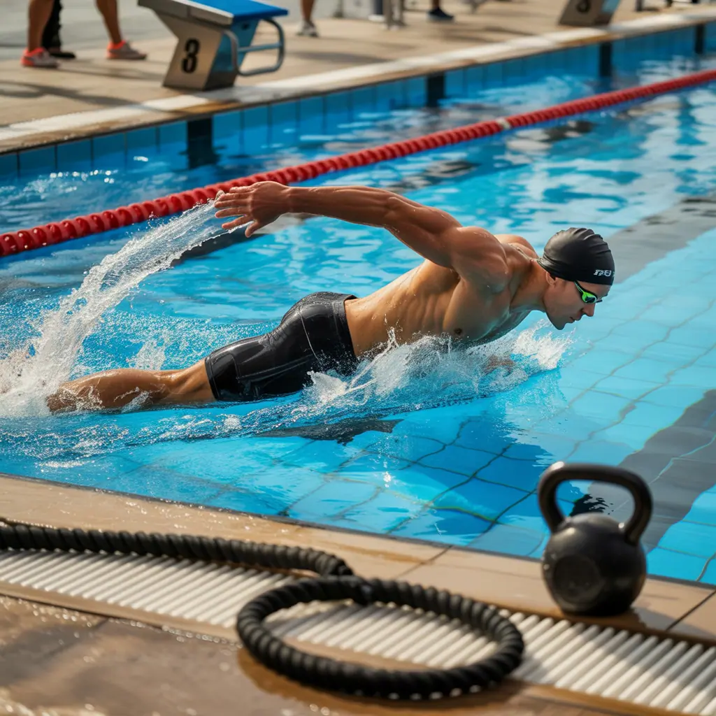 crossfit swim workouts for performance boost