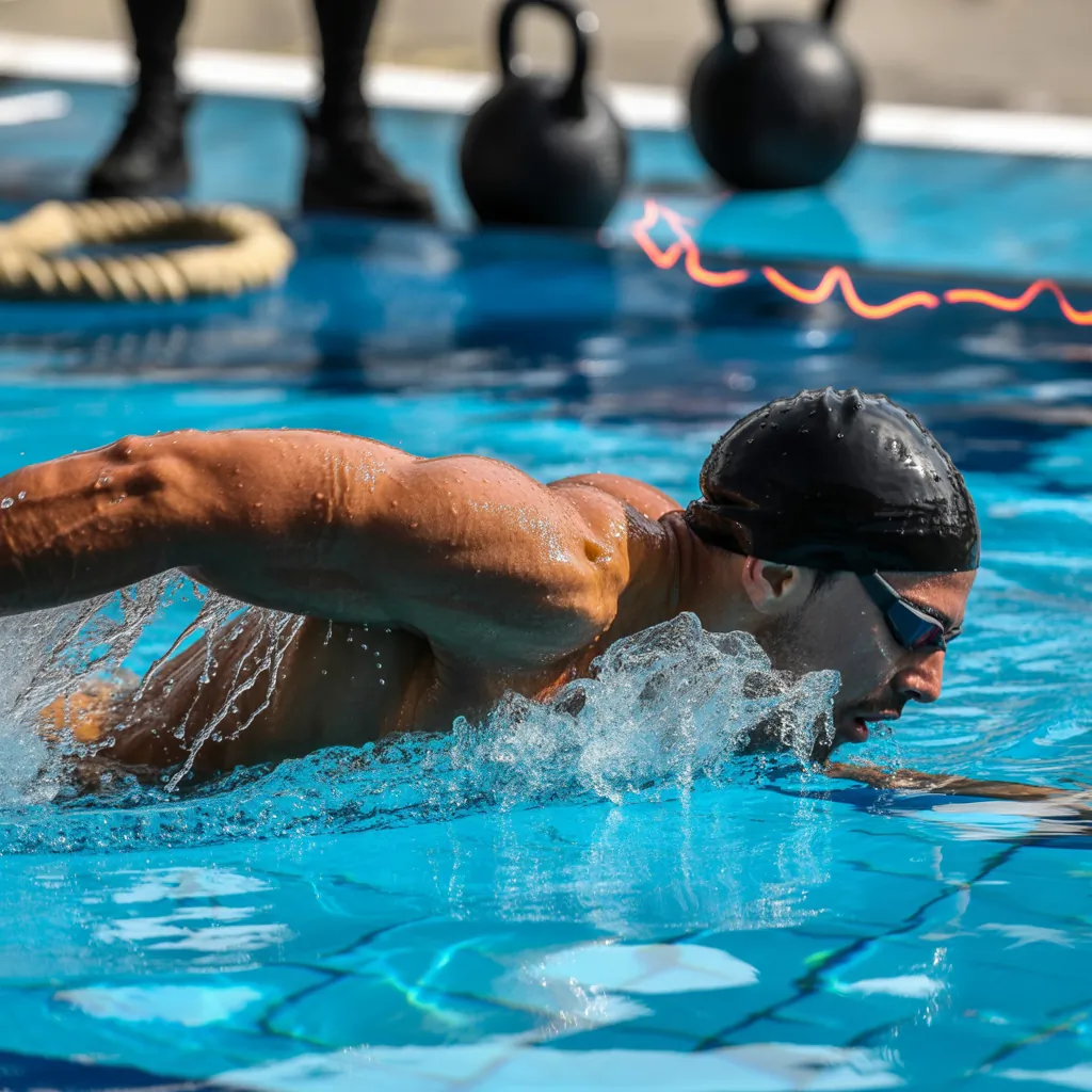 crossfit swim workouts for performance boost
