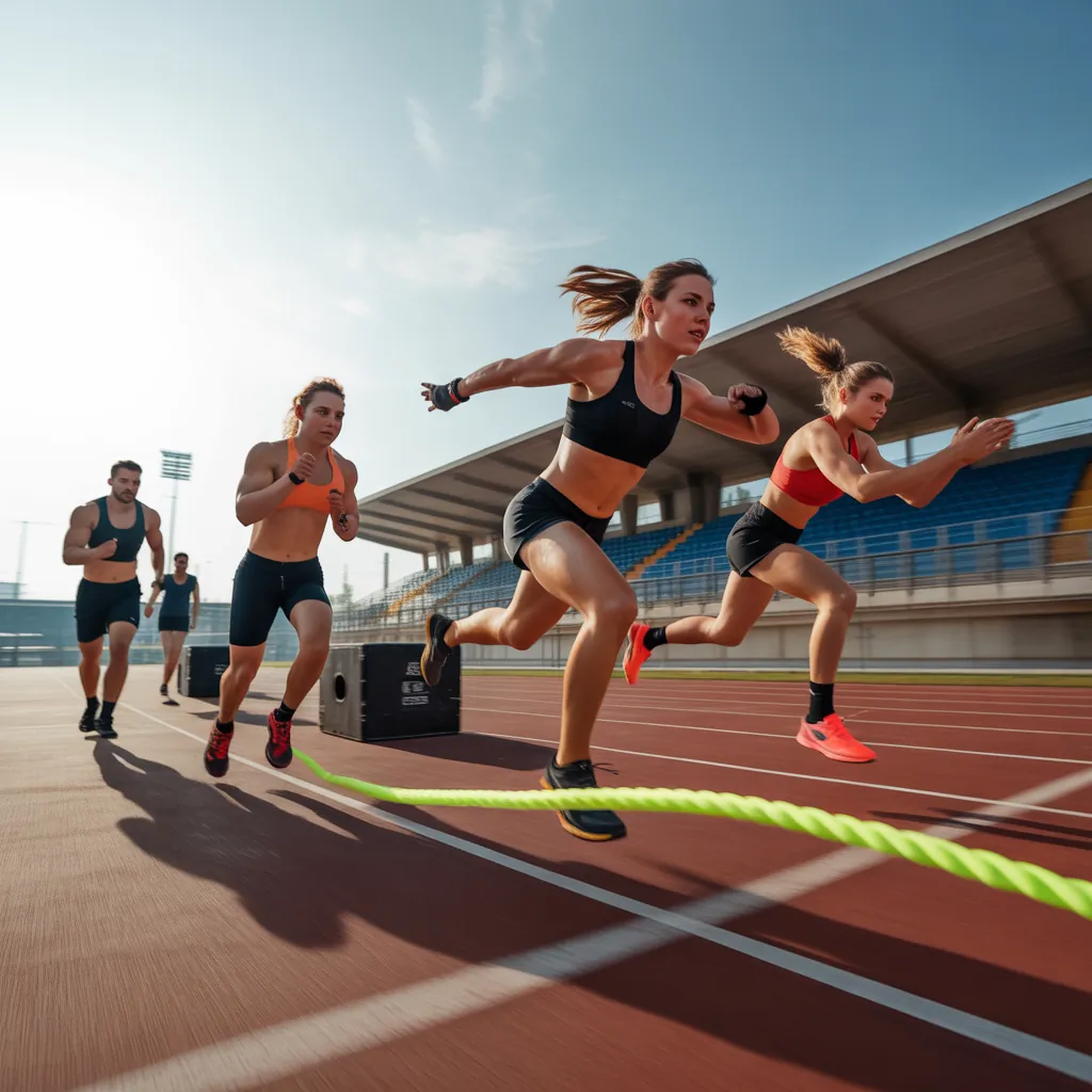 crossfit track workouts that boost endurance
