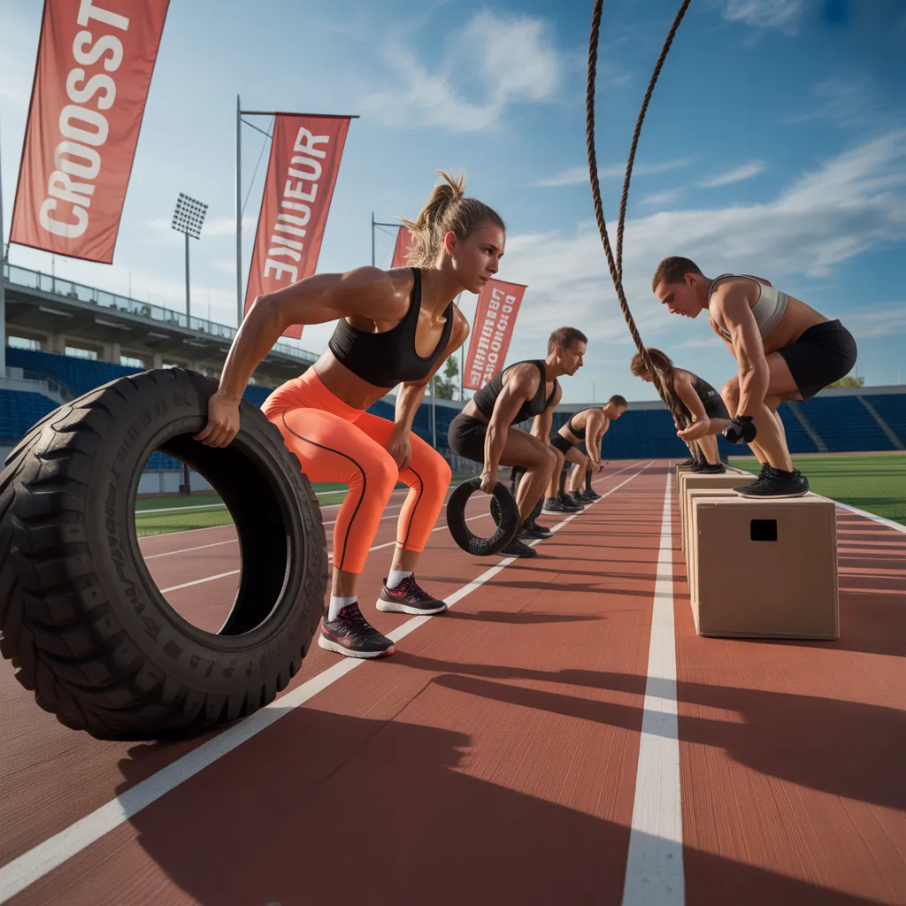 crossfit track workouts that boost endurance