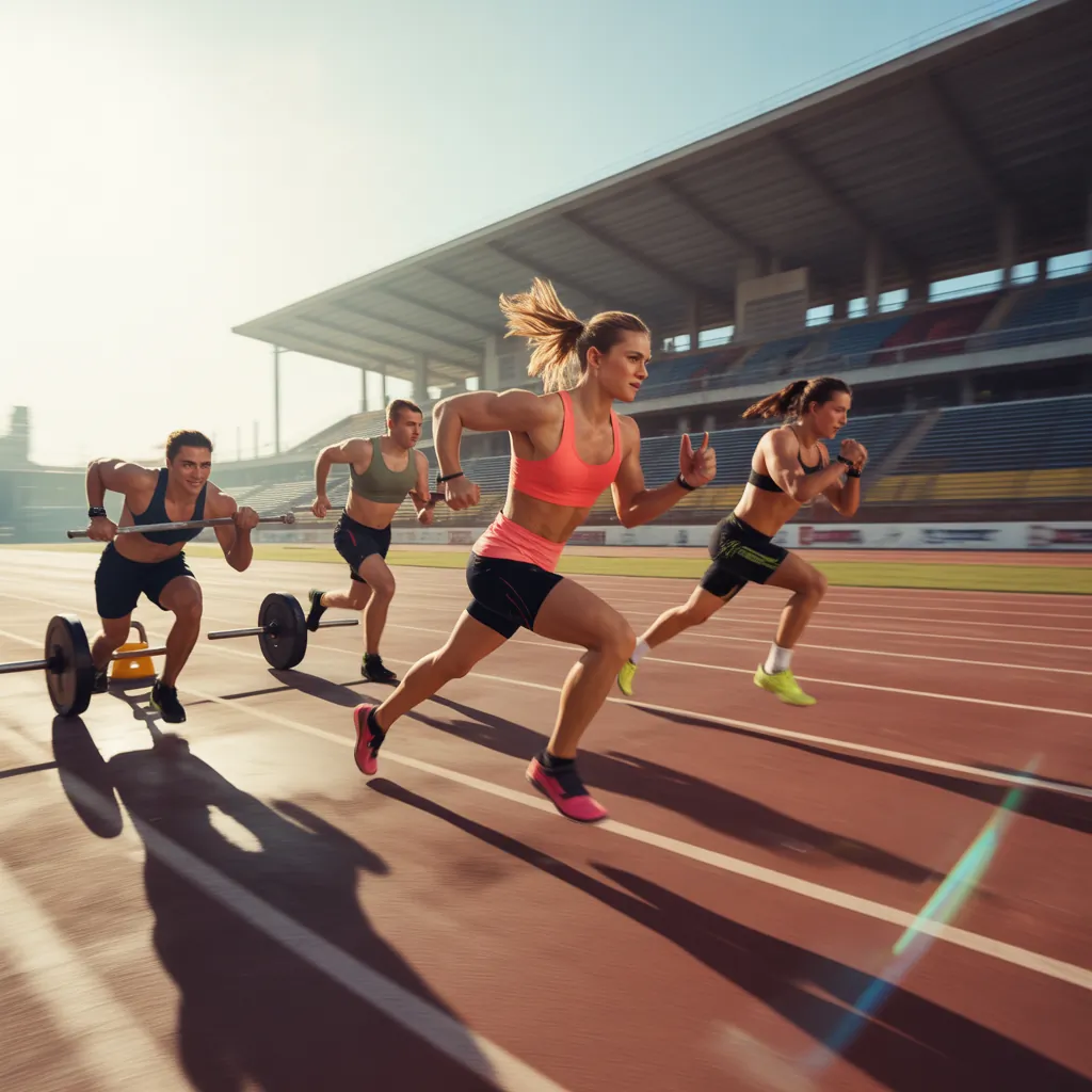 crossfit track workouts that boost endurance