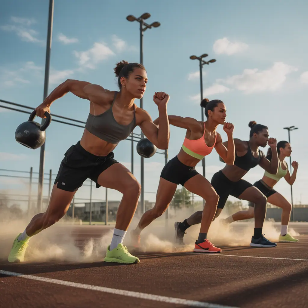 crossfit track workouts that boost endurance