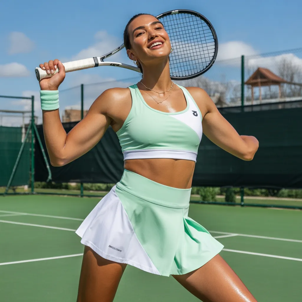 cute tennis skirt outfit