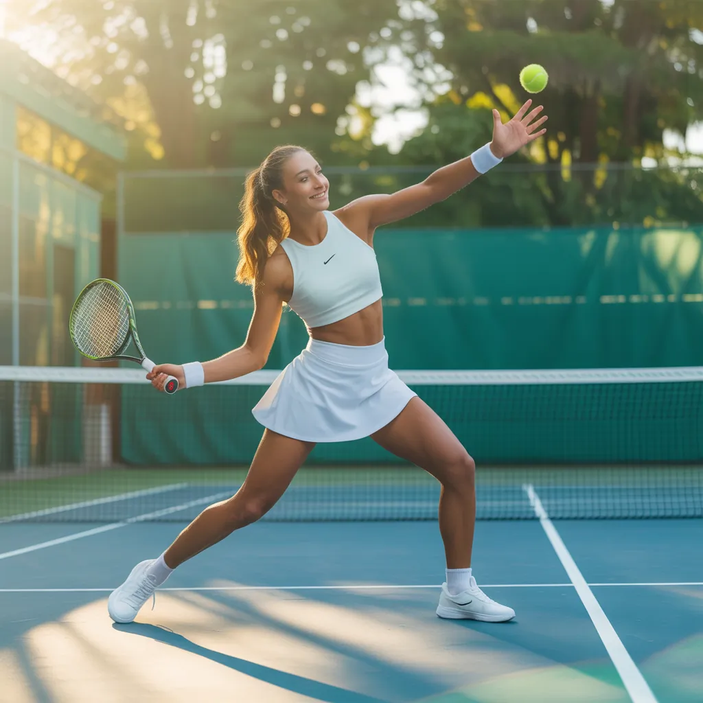 cute tennis skirt outfit
