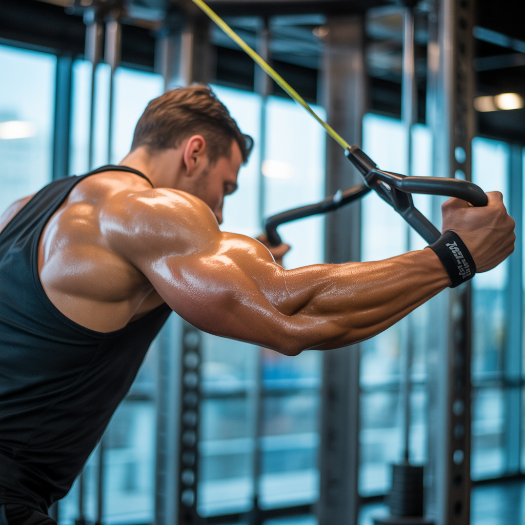 develop impressive arm strength a triceps exercise routine