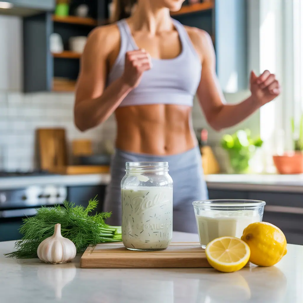 dill garlic sauce 4 ingredients