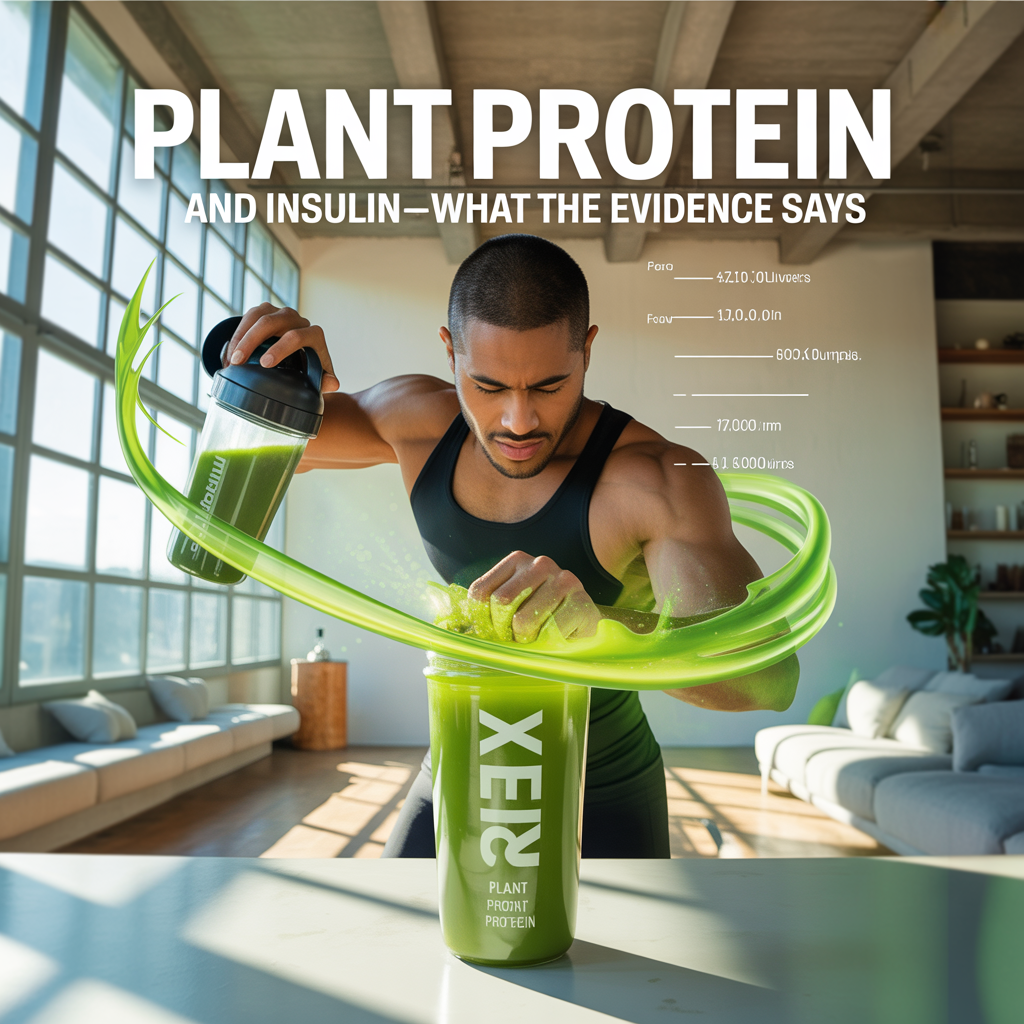 does plant protein powder spike insulin examining the evidence