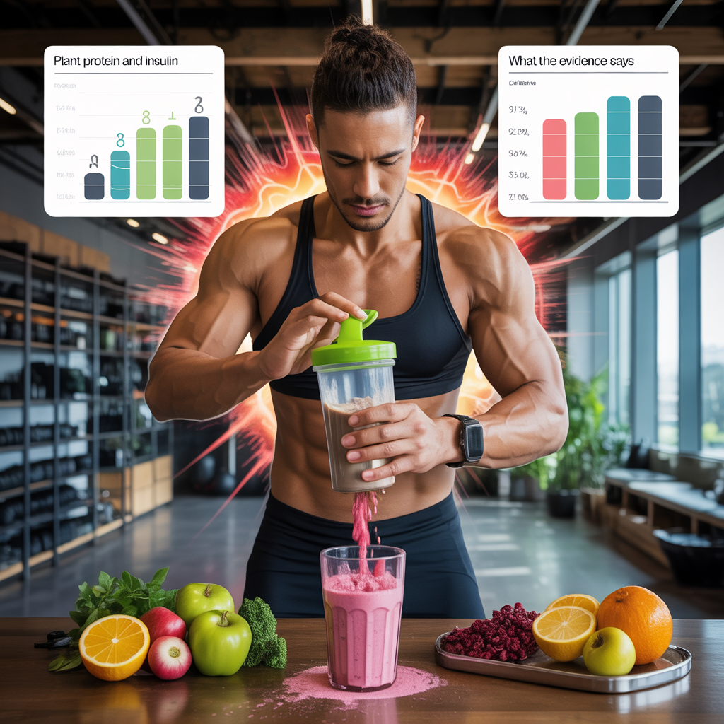 does plant protein powder spike insulin examining the evidence