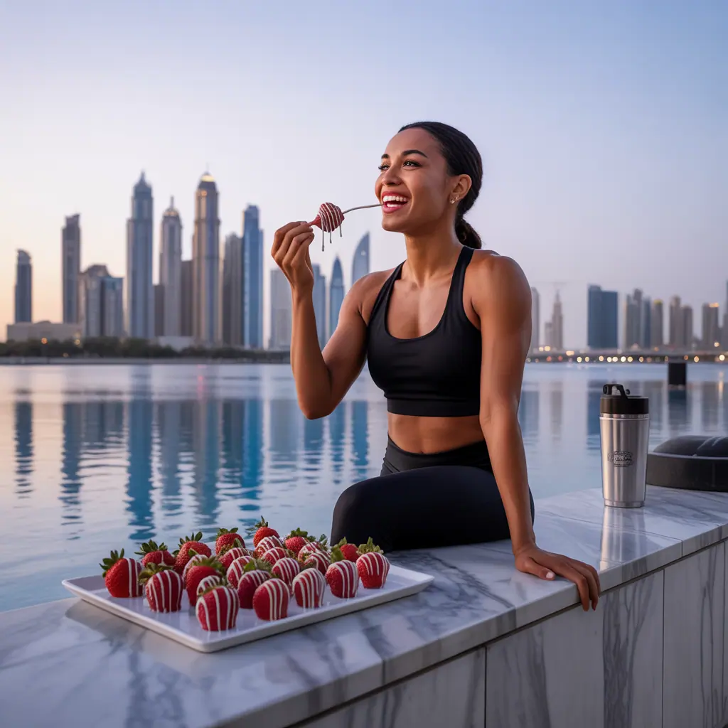 dubai chocolate strawberries