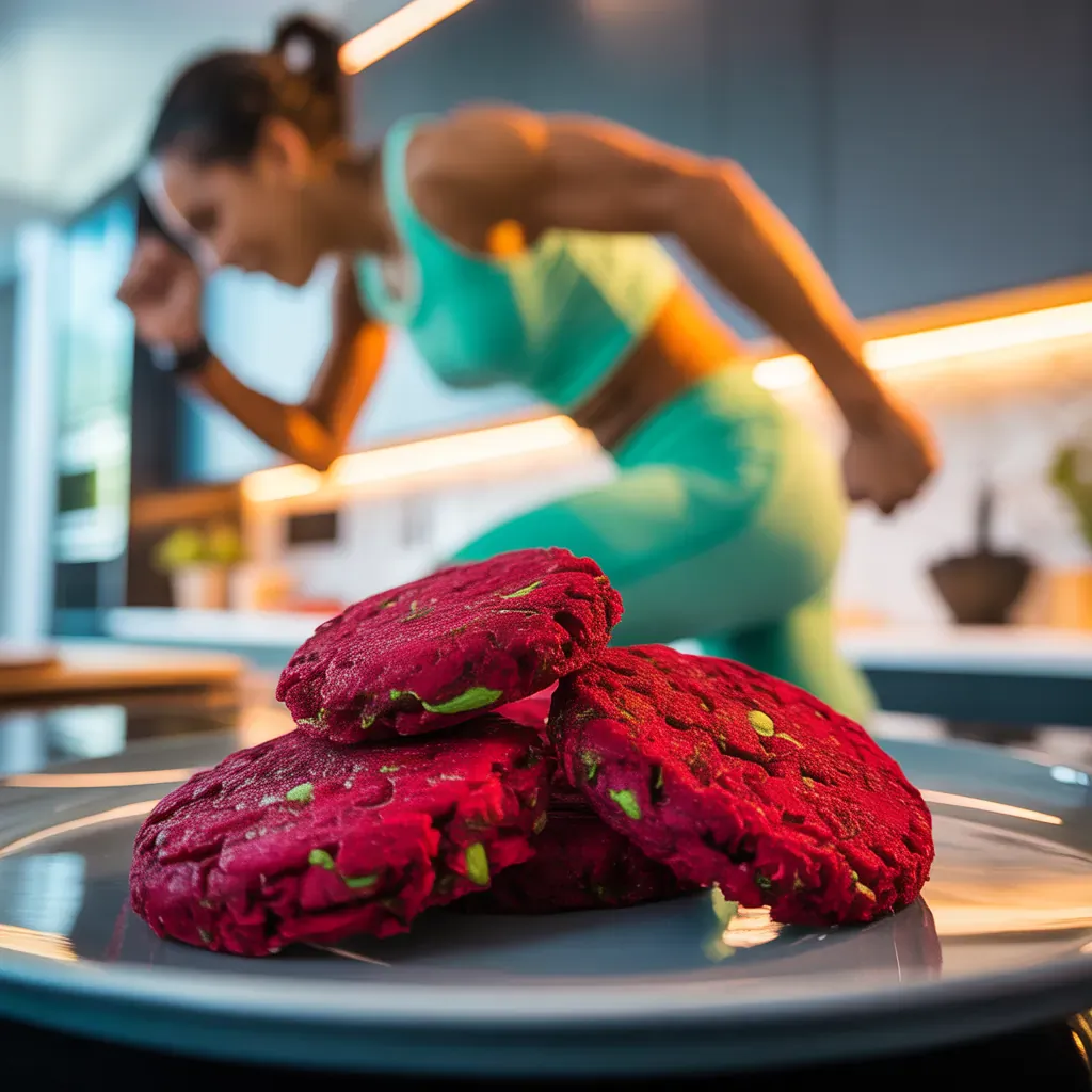 easy beet falafel