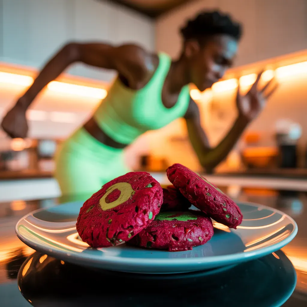 easy beet falafel