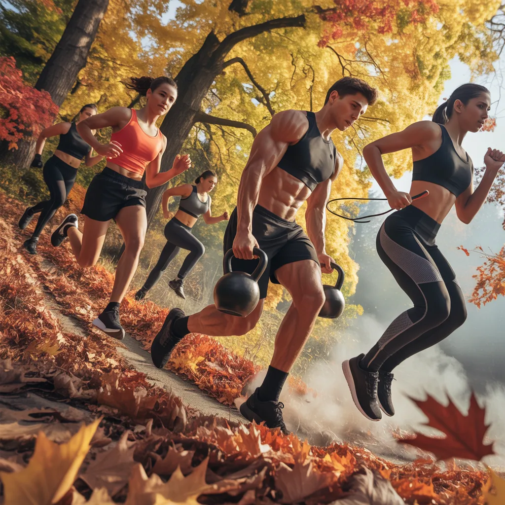 fall activities that burn calories