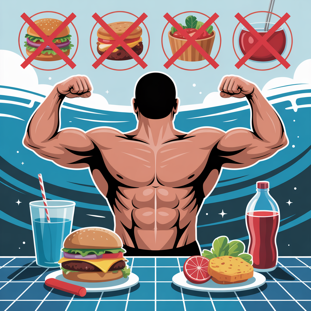 foods to avoid before swimming