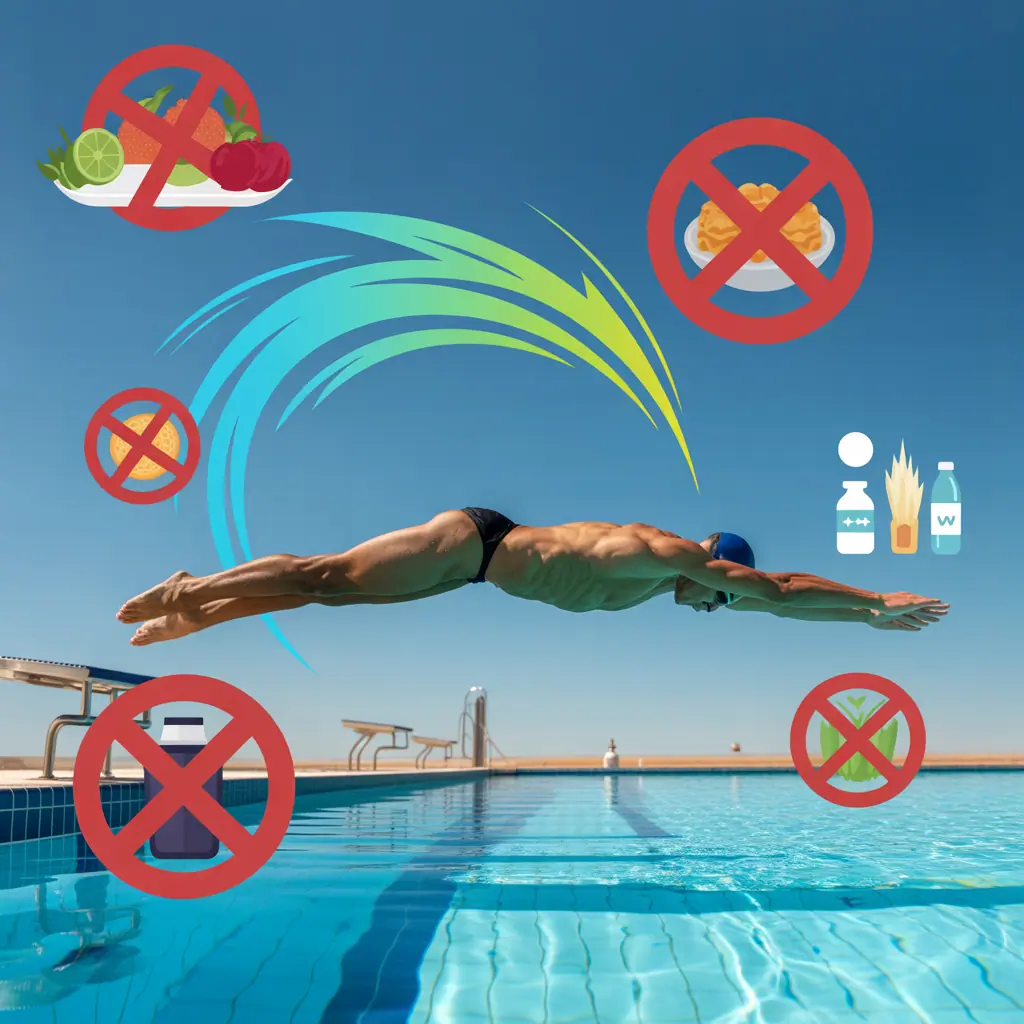 foods to avoid before swimming