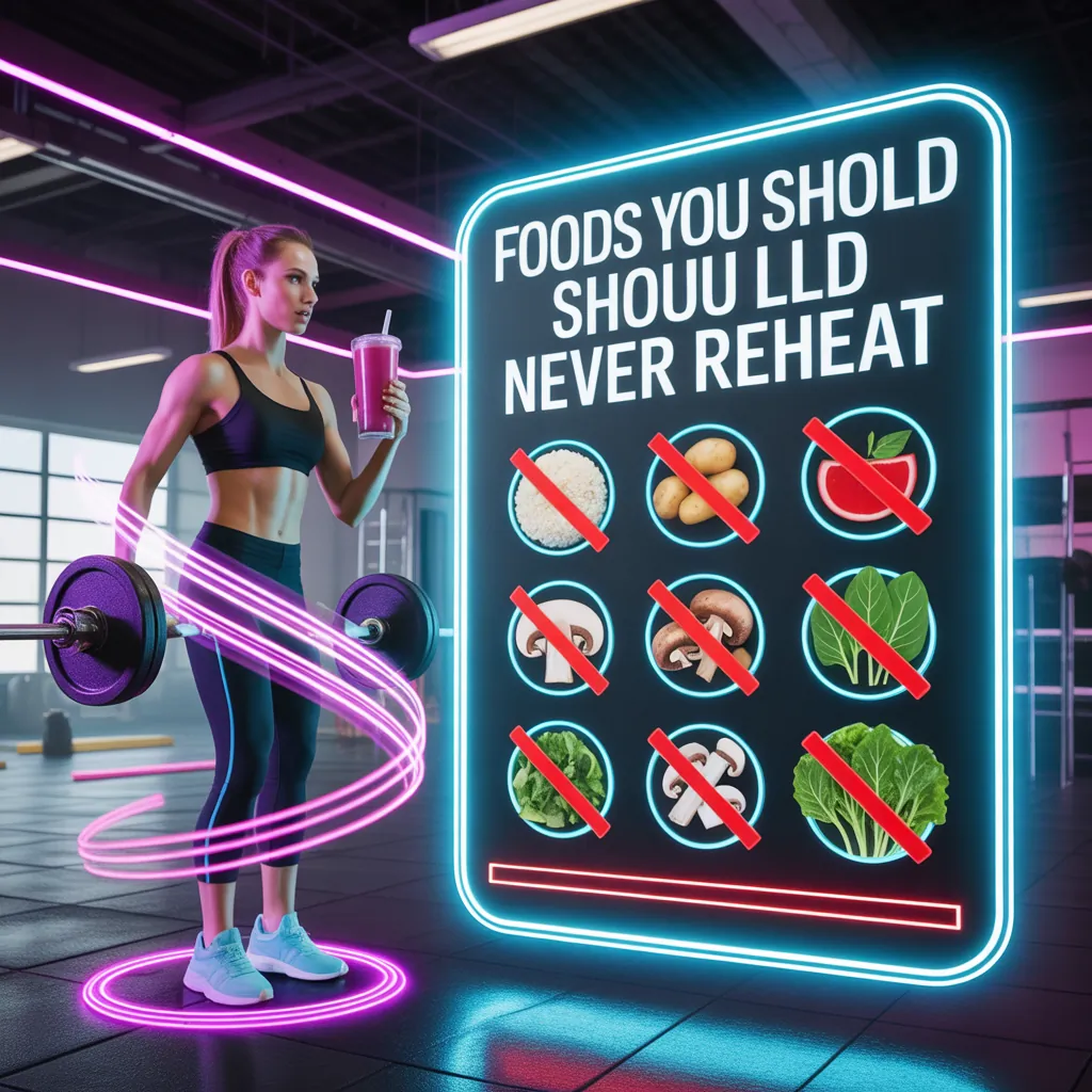 foods you should never reheat