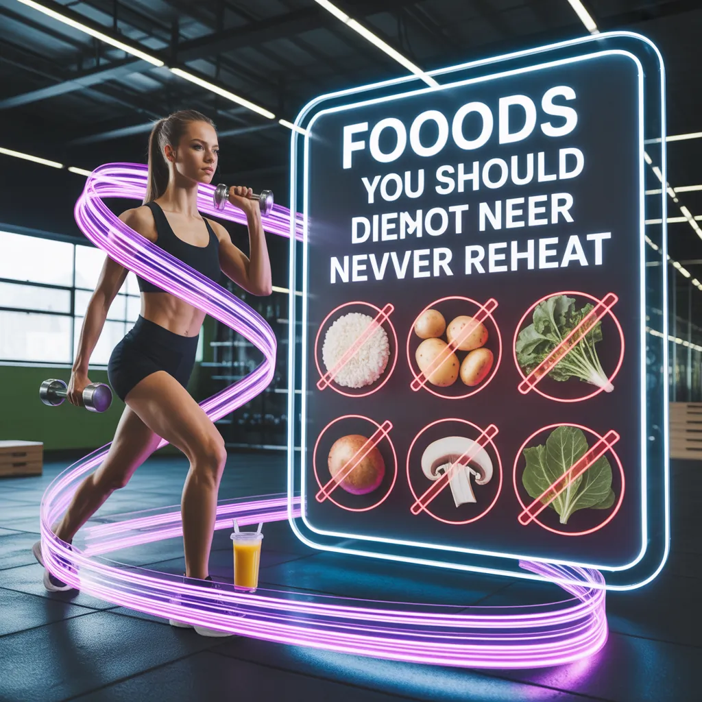 foods you should never reheat