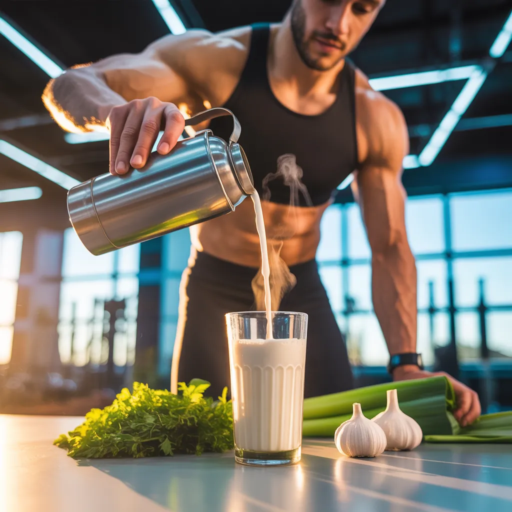 garlic milk health benefits