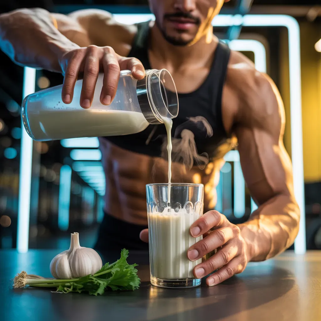 garlic milk health benefits