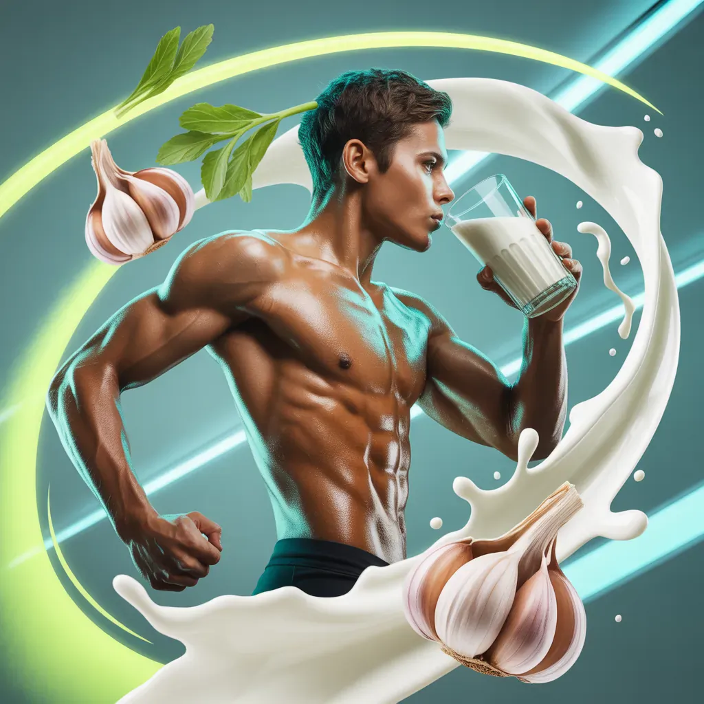 garlic milk health benefits