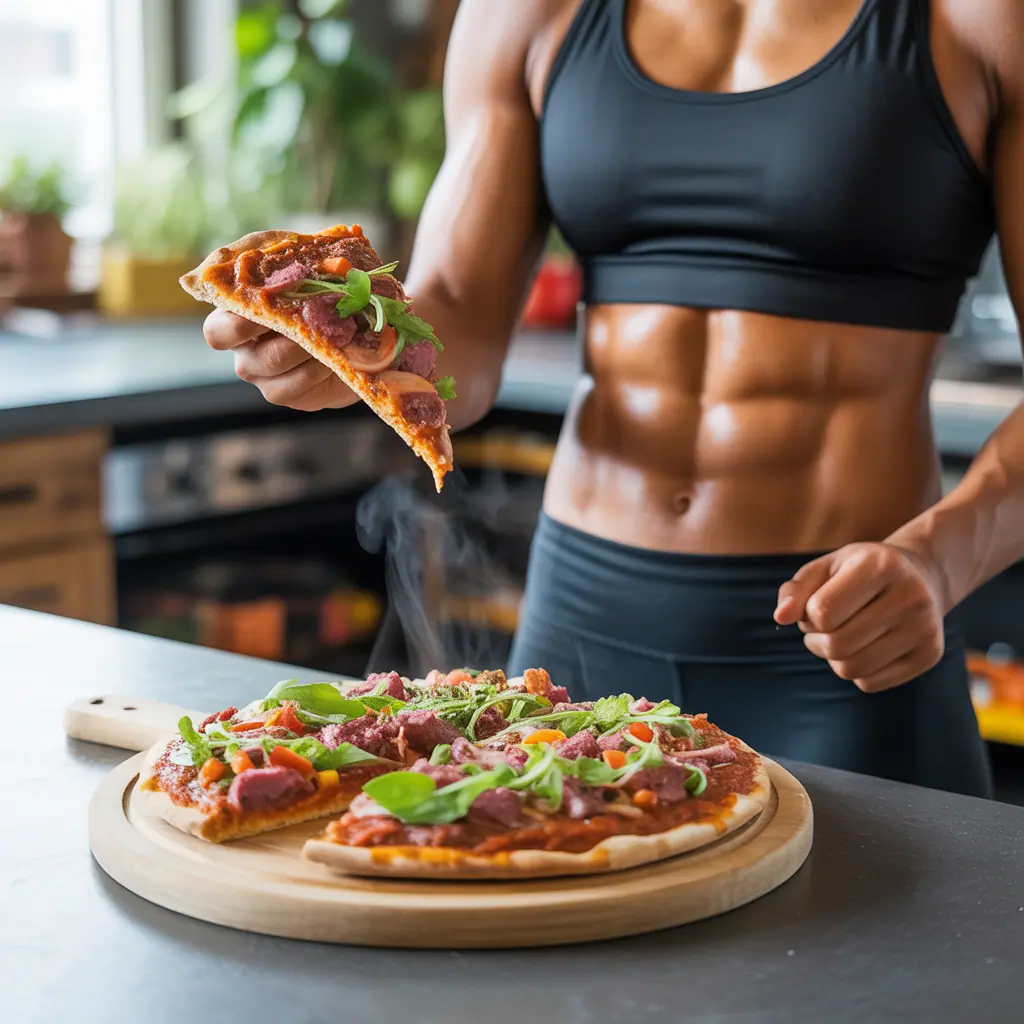 gluten free vegan sausage pizza