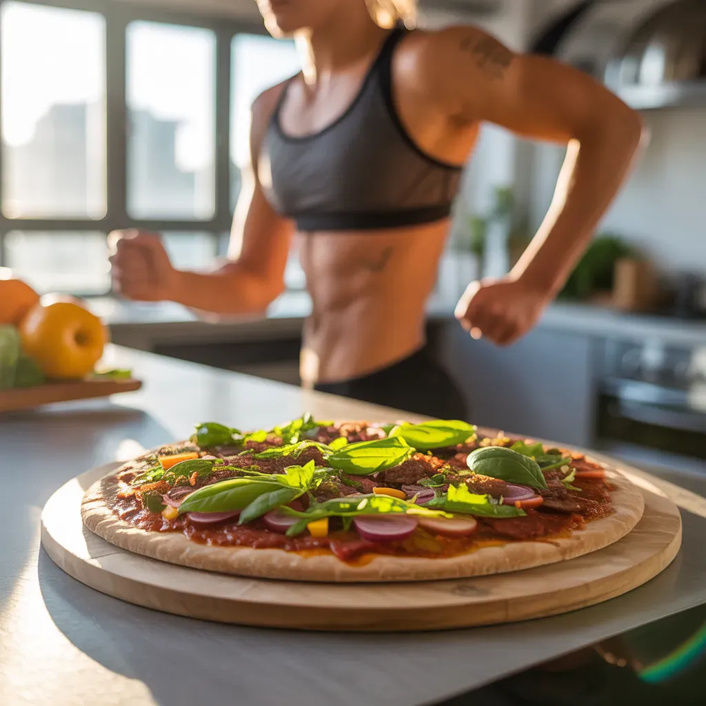 gluten free vegan sausage pizza