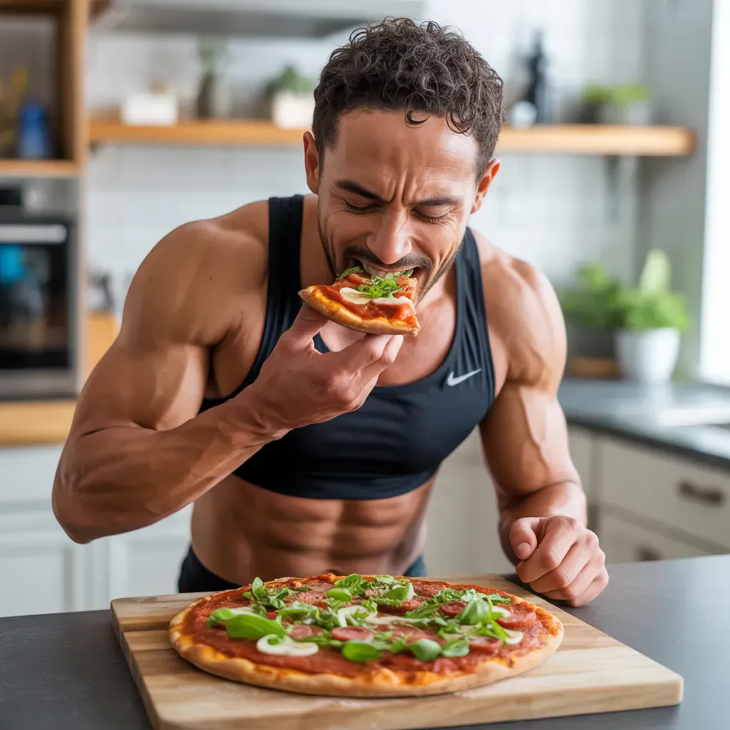 gluten free vegan sausage pizza