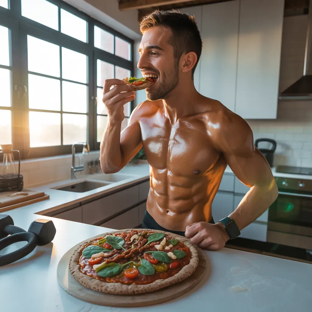 gluten free vegan sausage pizza