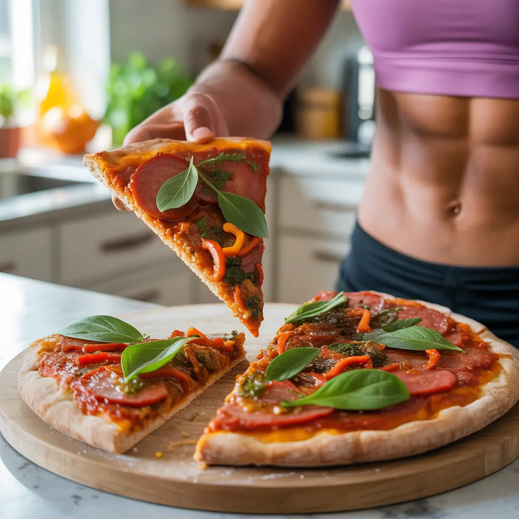 gluten free vegan sausage pizza