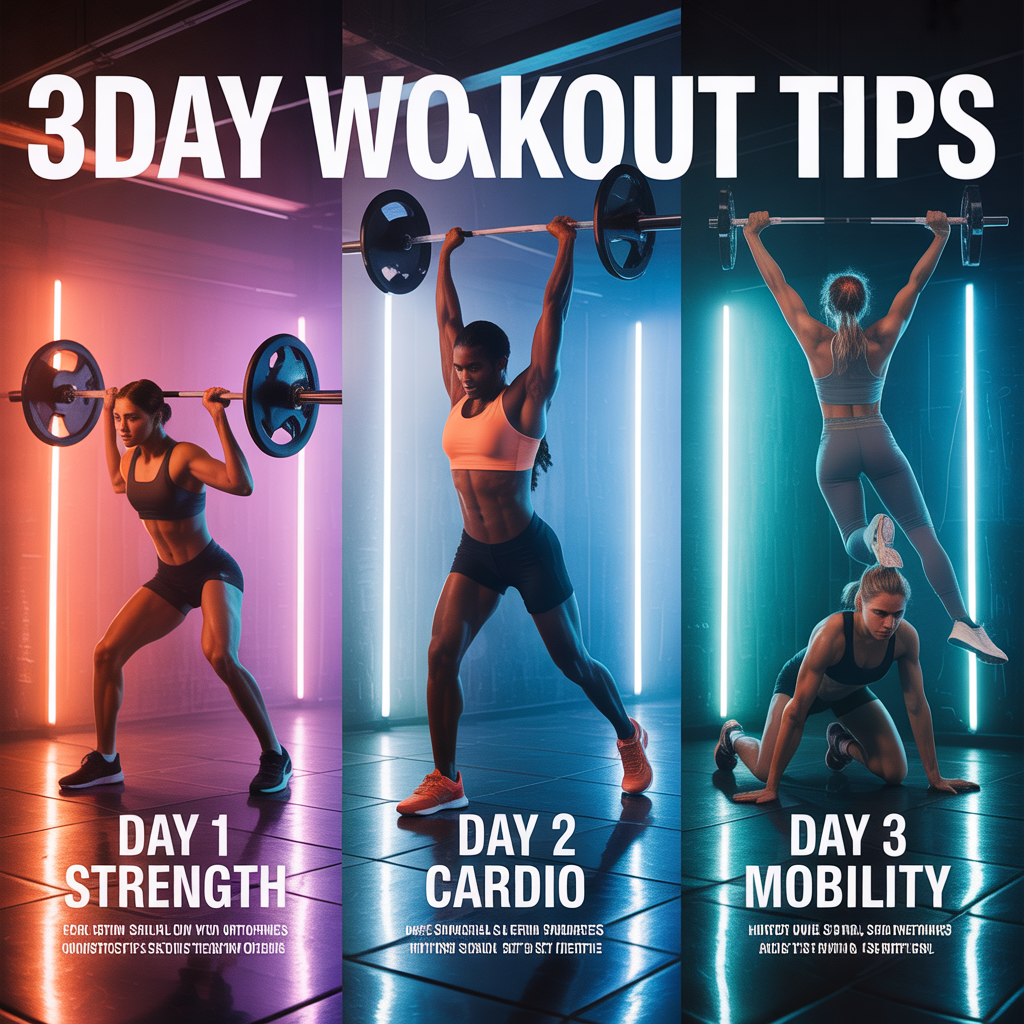 gym workout tips 3 days