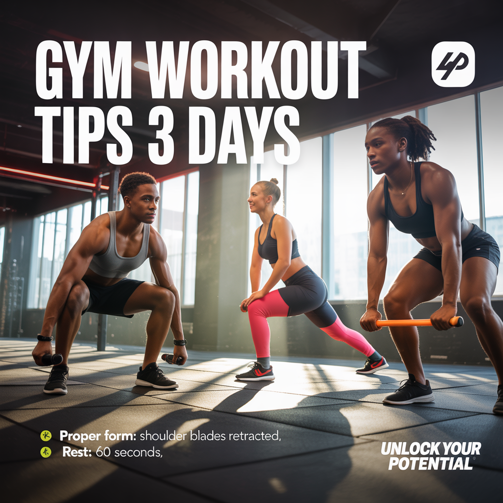 gym workout tips 3 days
