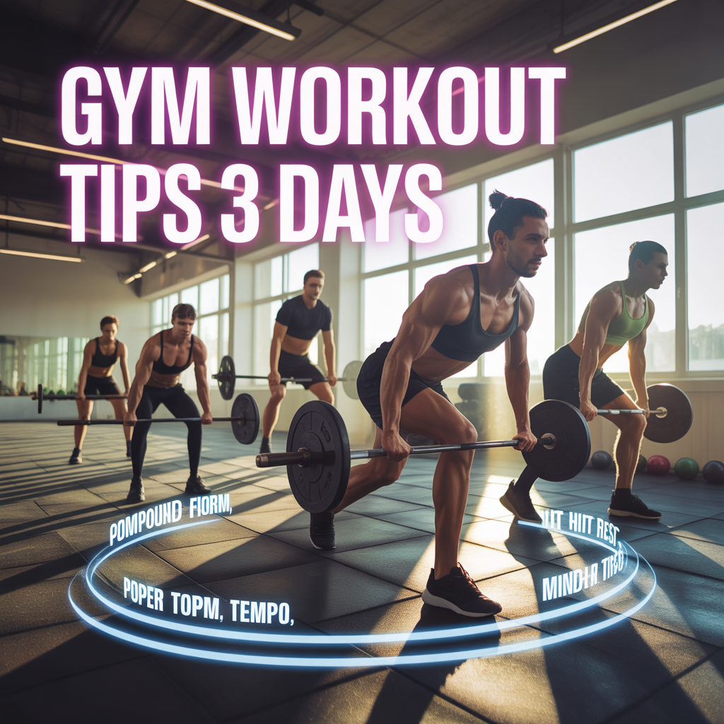 gym workout tips 3 days