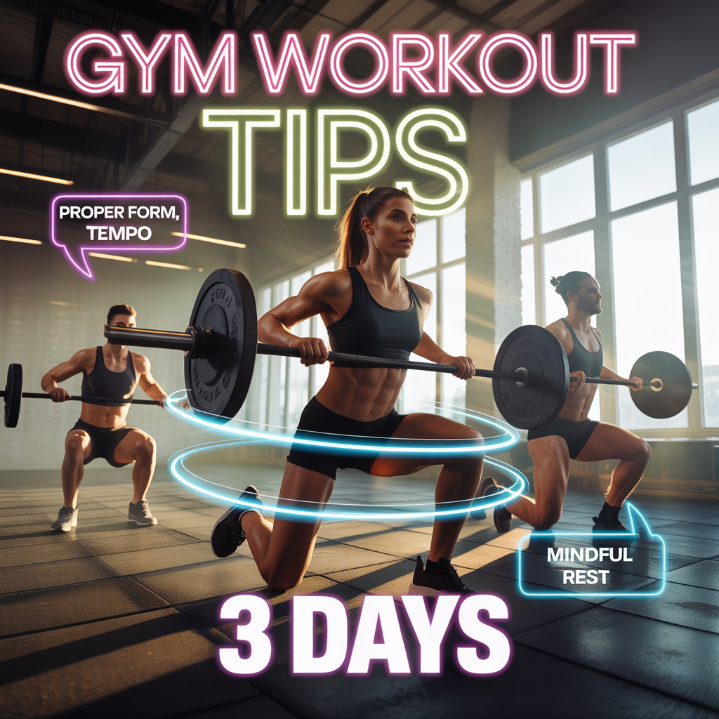 gym workout tips 3 days