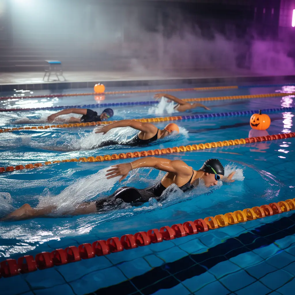 halloween swim workouts