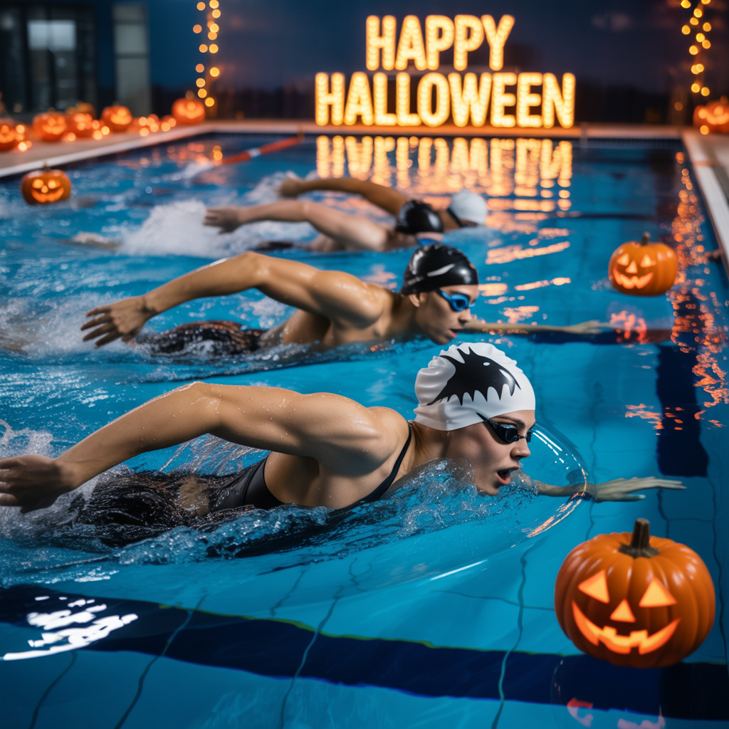 halloween swim workouts