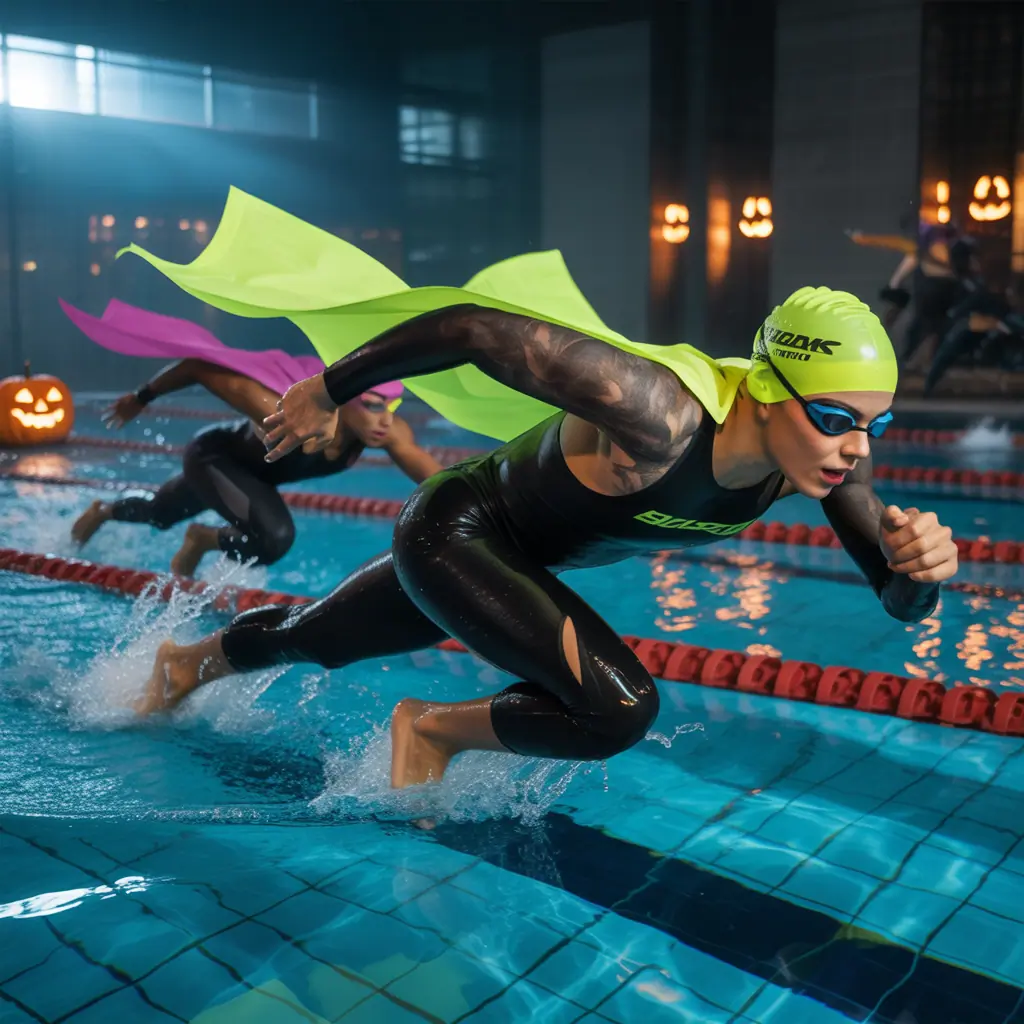 halloween swim workouts