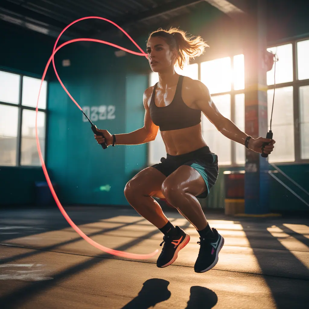 high intensity fat burning jump rope workout