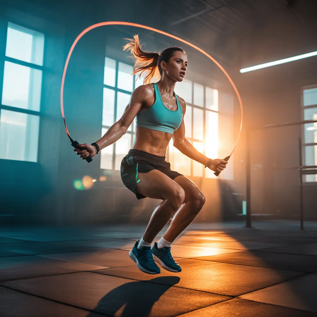 high intensity fat burning jump rope workout