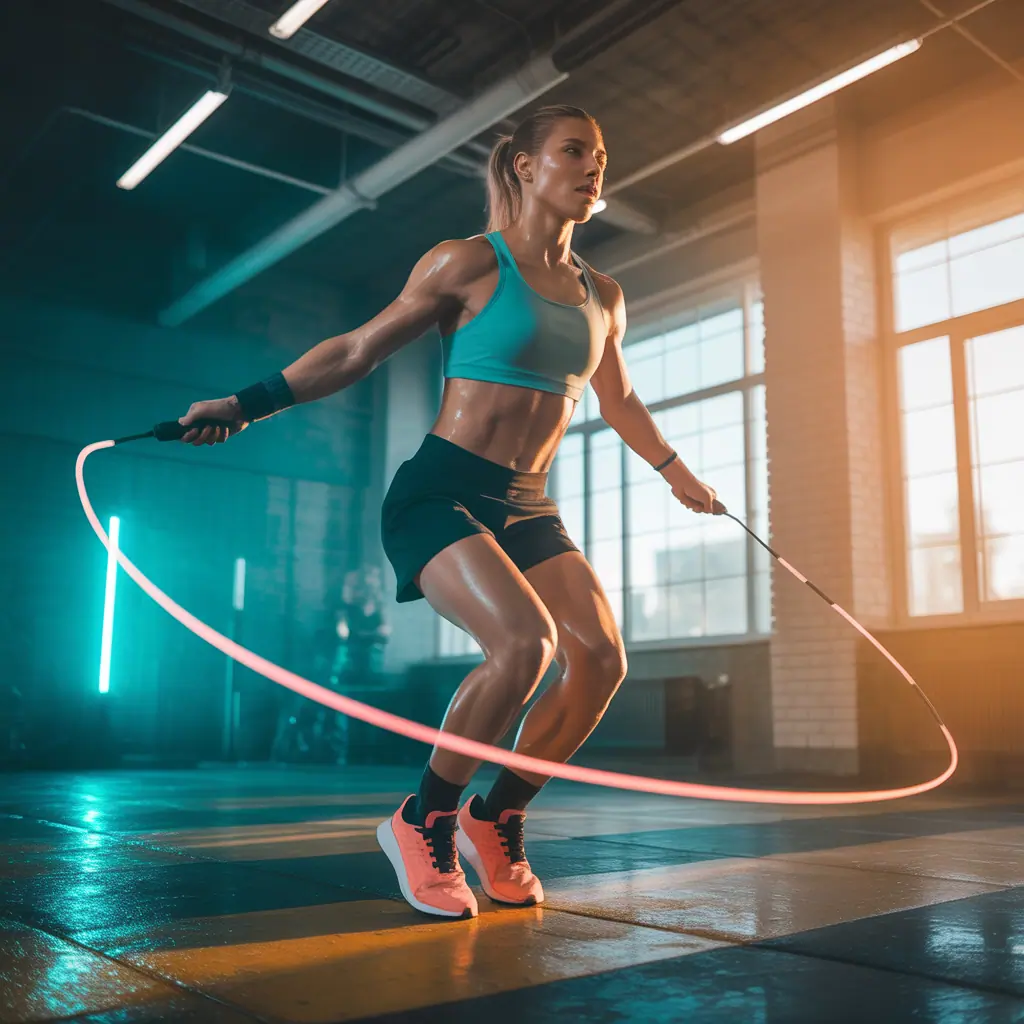 high intensity fat burning jump rope workout