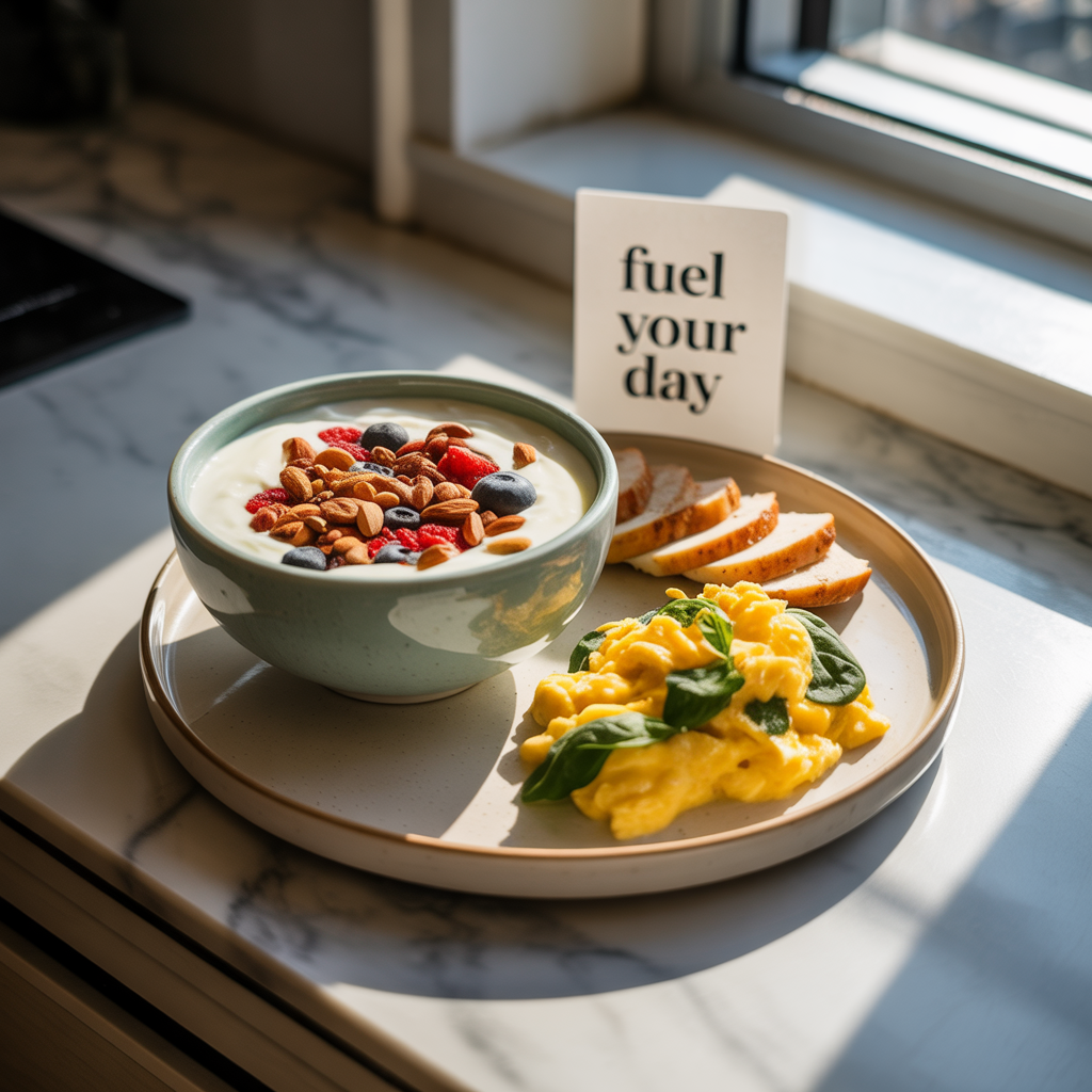 high protein breakfast