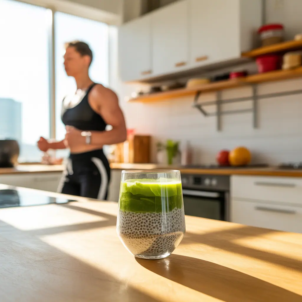 high protein chia seed pudding
