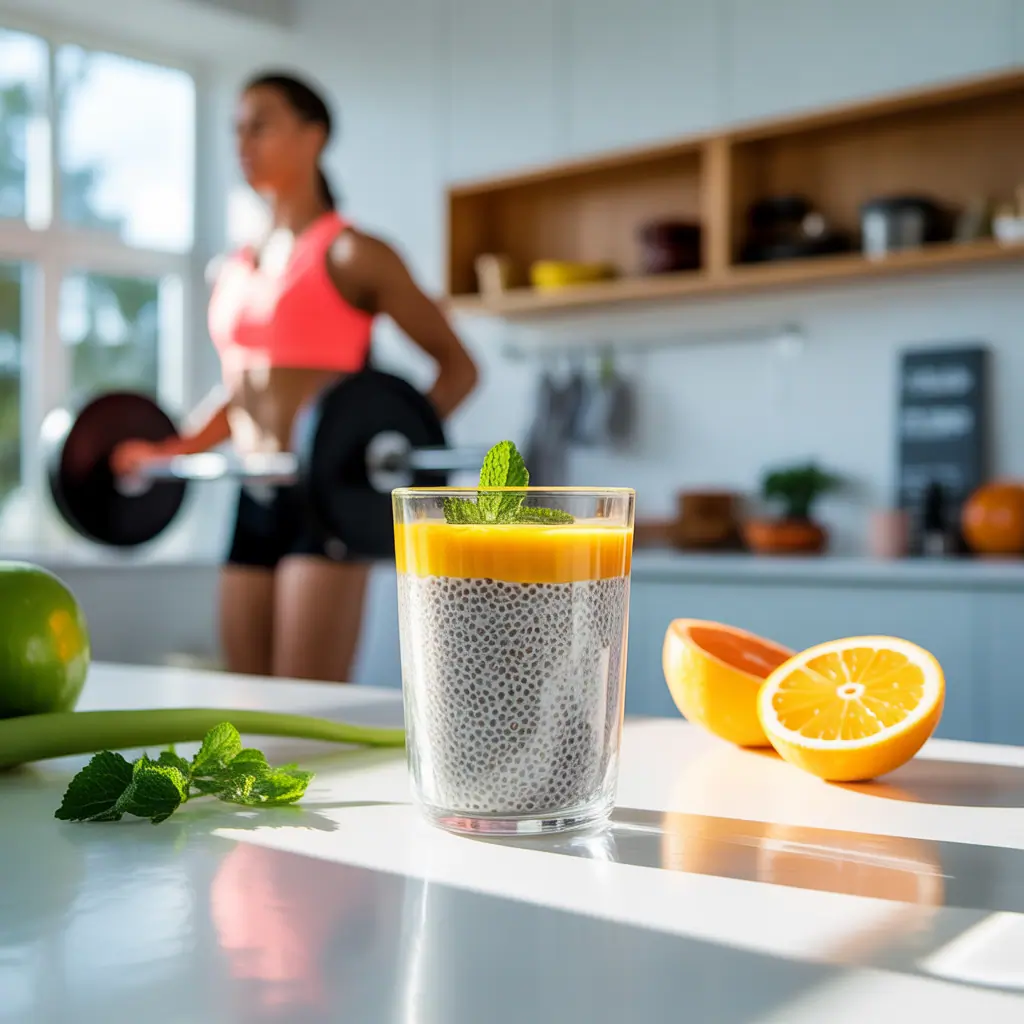 high protein chia seed pudding