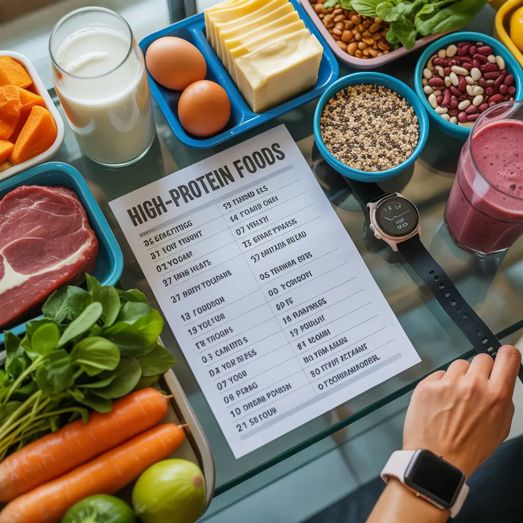 high protein foods list printable
