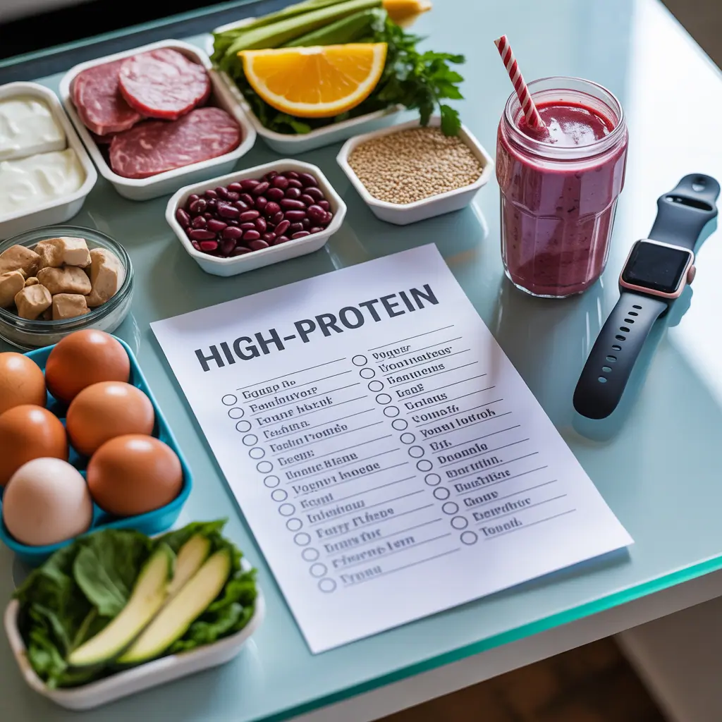 high protein foods list printable