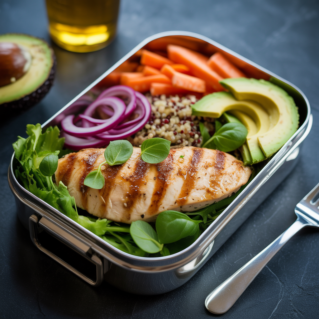 high protein packed lunch