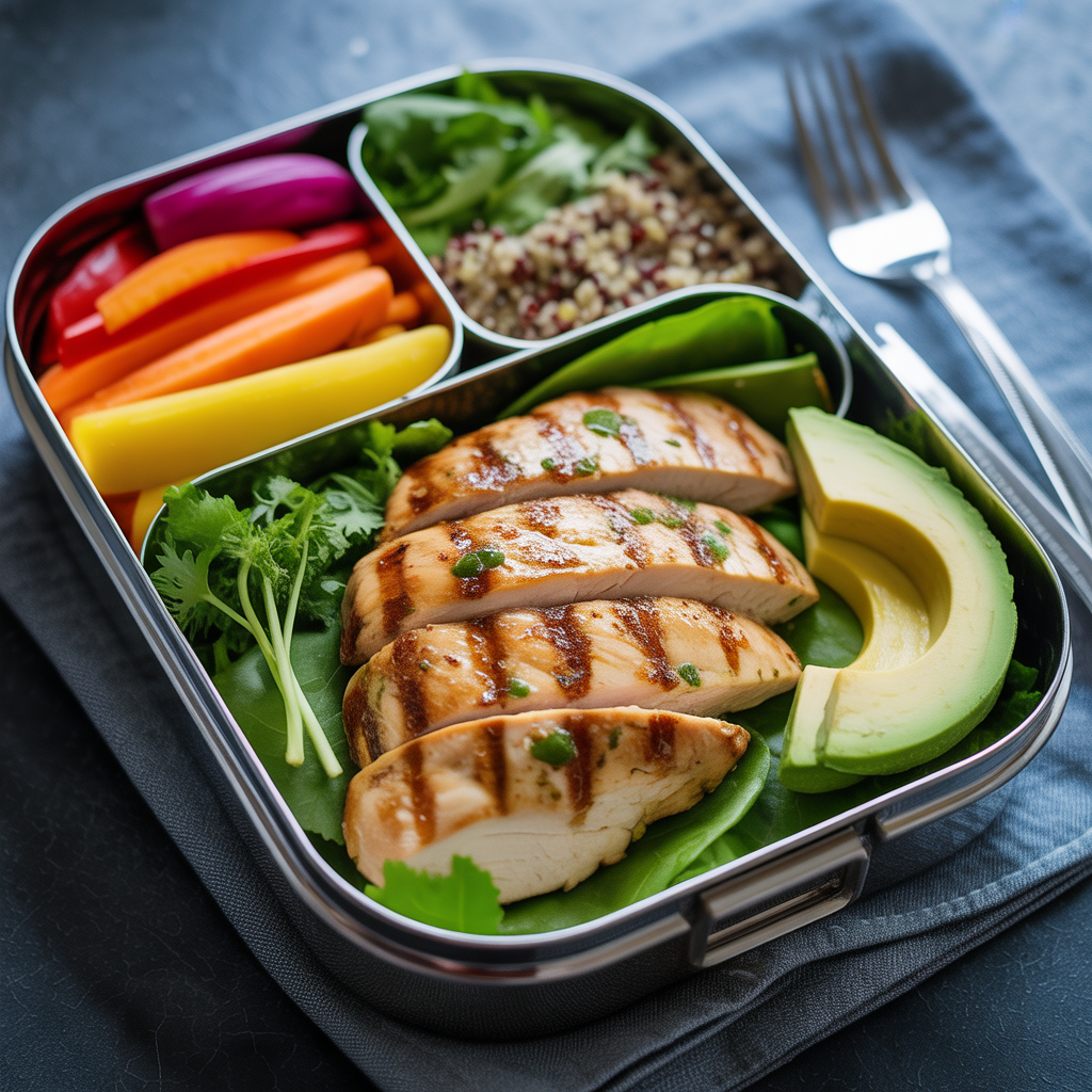 high protein packed lunch