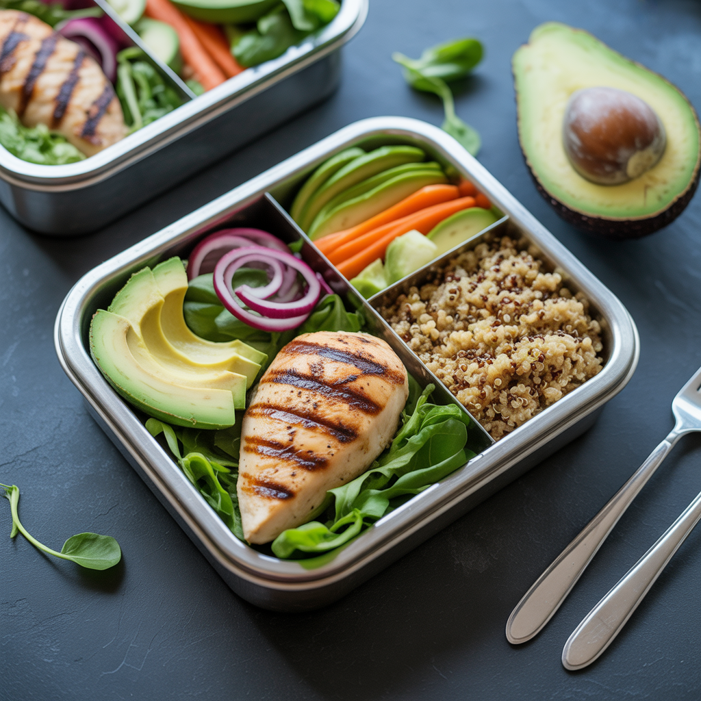 high protein packed lunch