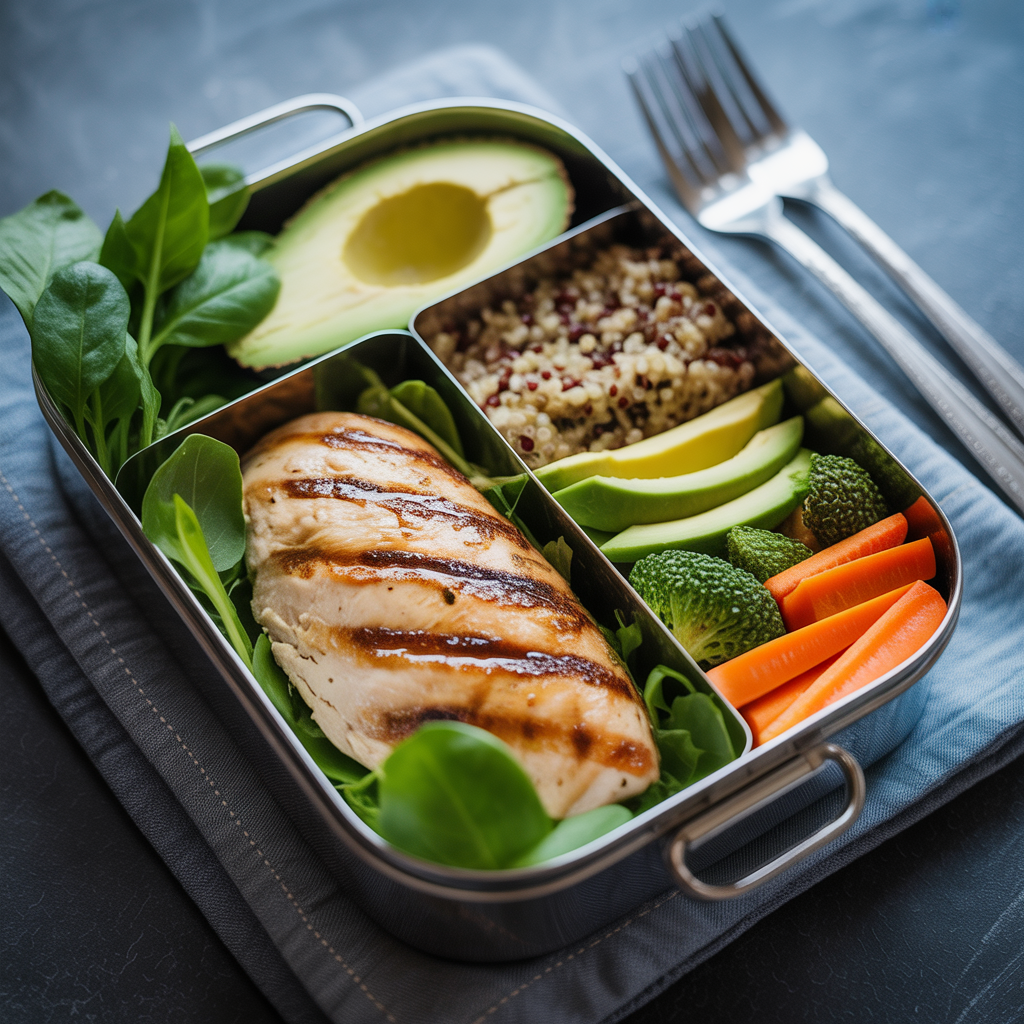 high protein packed lunch