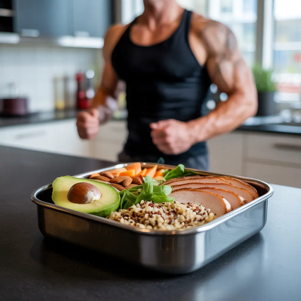 high protein packed lunch