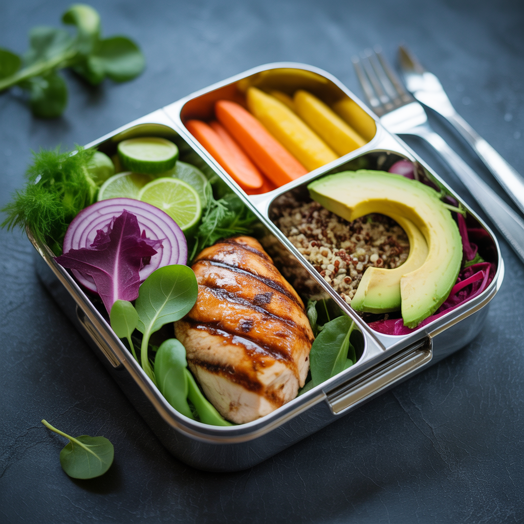 high protein packed lunch