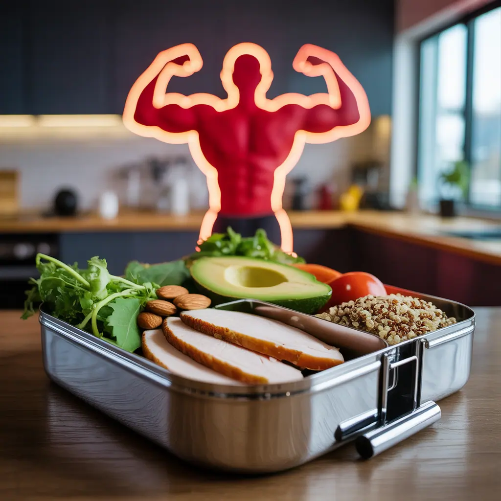 high protein packed lunch